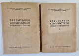 EXECUTAREA CONSTRUCTIILOR IN TRANSPORTUL FEROVIAR , VOL. I - II de D. D. BIZIUCHIN , M. N. LEBEDEV , K. N. KARPOV , S. M. ZMIENCO , M. E. MEITUS , 195