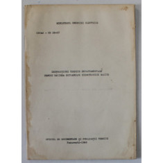 INSTRUCTIUNI TEHNICE DEPARTAMENTALE PENTRU RACIREA BETOANELOR HIDROTEHNICE MASIVE , 1968