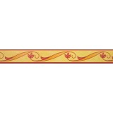 Bordura decorativa pentru tapet, modern, galben, 5.3cm x 10m, F492-02