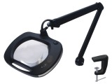 Lupă de masă ESD cu LED și iluminare 230VAC IDEAL-TEK LE-WWE5D