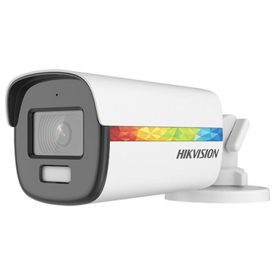 ColorVU - Camera AnalogHD 2MP, lentila 2.8mm, 40 m, Audio - HIKVISION DS-2CE12DF8T-FSLN-2.8mm SafetyGuard Surveillance foto