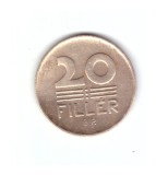 Moneda Ungaria 20 filler/filleri 1946, stare buna, curata