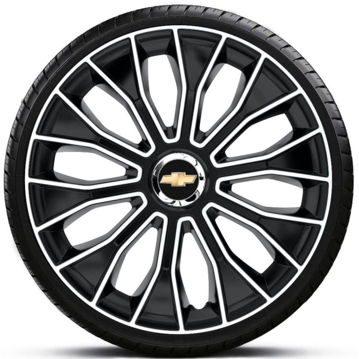 Set 4 Capace Roti Autohelix MSA&reg;, potrivite jantelor de R15, pentru Chevrolet, model VOLTEC PRO