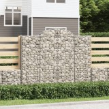 Cumpara ieftin Coșuri gabion arcuite 14 buc 200x50x160/180 cm, fier galvanizat
