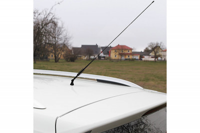 ANTENA AUTO EXTERIOR UNIVERSALA LUNGIME 80CM CABLU 1.3M 05222 foto