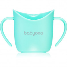 BabyOno Be Active Ergonomic Training Cup cană pentru antrenament cu mânere Mint 6 m+ 120 ml