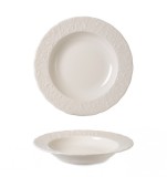 Rinart Farfurie ad&acirc;ncă - Pera - Porţelan - 21 cm (250cc) - set de 6
