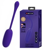 Ou Vibrator Julius, 12 Moduri Vibratii, Silicon, USB, Violet