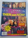 Revista Led Zeppelin Then and Now, Mai 1995. 6 afise gigant componentii Led Zep, 36, Albastru