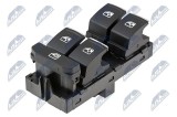 Comutator macara geam Skoda Octavia 2013-; cromat; 5E0959857; NTY, aftermarket