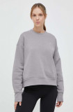Adidas by Stella McCartney bluză trening culoarea gri, neted