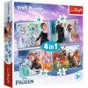 Puzzle Frozen 2 Uimitoarea Lume Disney, 4-In-1, 12 15 20 24, Trefl