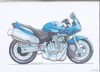 Bnk div Motocicleta Honda - afis / poster / print - KoolArt 1287