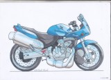 Bnk div Motocicleta Honda - afis / poster / print - KoolArt 1287