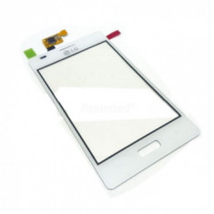 Ecran tactil cu afișaj LG E610 Optimus L5, panou tactil digitizer (alb)