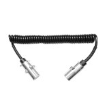Cablu electric spirala 3,4 m cu mufe 7 pini pentru remorca TIR