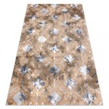 Covor OPERA 0A006A C90 62 Caro, vintage - structural două niveluri de l&acirc;nă cupru / gri, 160x230 cm, Dreptunghi, Lana