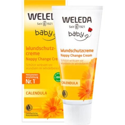 Crema pentru zona scutecului Weleda Baby cu musetel si galbenele 75 ml foto