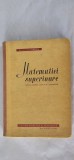 MATEMATICI SUPERIOARE CLASA A XI A UMANISTICA - D.V. IONESCU, EDITURA DIDACTICA SI PEDAGOGICA ANUL 1966 .