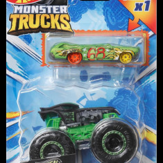 Hot Wheels Monster Truck Si Masinuta Metalica Ratical Racer