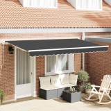 Cumpara ieftin Pergola Manuala 4 x 2 m Antracit 100% Polyester