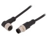 Cablu Conectare LAPP M12 4 Pini 10m PVC IP67/IP65 Negru -25..80C