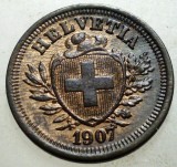 J.394 ELVETIA 1 RAPPEN 1907 B XF
