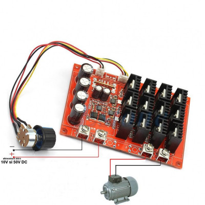 REGULATOR de TURATIE ptr. MOTOR in curent contiunuu cu consum de max. 60 Amperi foto