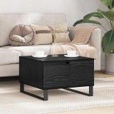 vidaXL Masă de cafea Stejar negru 55 x 55 x 36.5 cm Lemn compozit 881665
