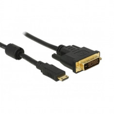 Cablu HDMI 19 pini la DVI dualLink 24+1 pini, Lungime 2m