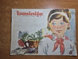 revista pentru copii - luminita - noiembrie 1963 - poezii , cantece,jocuri ,benzi desenate,divertisment