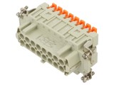 Conector ILME HDC Inserturi Contact Mamă CSH 16A 600V PIN 16
