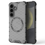 Husa compatibil cu Samsung Galaxy A36 cu protectie spate si margini anti-soc; Fumuriu &ndash; Model Fagure