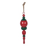 Cumpara ieftin Decoratiune Craciun metal verde rosu &Oslash; 12x52 cm