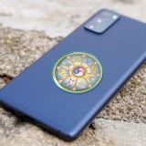 Abtibild sticker 3D cu cele 8 simboluri tibetane v1