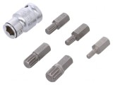 Set Capete Șurubelniță Spline 1/2&quot;