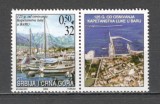 Serbia si Muntenegru.2004 125 ani Portul Bor-cu vigneta MS.308