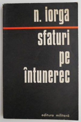 Sfaturi pe intunerec. Conferinte la radio &amp;ndash; Nicolae Iorga foto