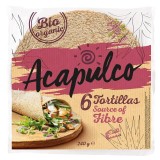 Lipii Tortilla cu Tarate de Grau Bio 240 grame Acapulco