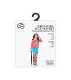 Costum Carnaval pentru Copii, Model Curious Girl marime 110/120 cm ( 5-6 Ani)