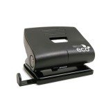 Cumpara ieftin Perforator hartie 2 perforatii 22 coli plastic Negru Rapesco Perforator plastic Rapesco Eco 22 coli negru