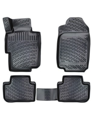 Set covorase auto din cauciuc tip tavita pentru Honda Accord VII 2002-2008 foto