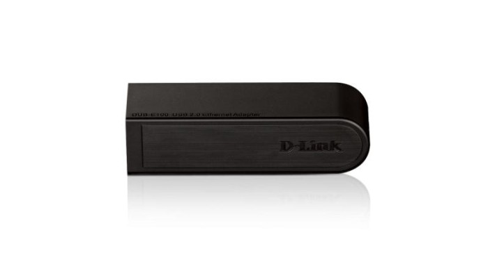 ADAPTOR RETEA D-LINK , extern, USB 2.0, port RJ-45, 100 Mbps, &quot;DUB-E100&quot; (timbru verde 0.18 lei)