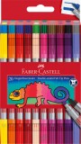 Carioci 20 culori 2 capete Faber-Castell