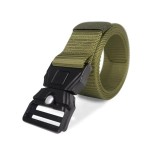 Curea drumetie cu eliberare rapida prin buton, ajustabila, neagra