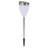 Lampa Solara pentru Gradina, Flippy, Set 2 buc, Tip LED, Model Lalea Tulip Light, Timp de Functionare 6-8 h, Inaltime 62 cm, Rezistenta la Apa, Alb