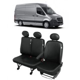 Cumpara ieftin Huse scaun din piele MERCEDES Sprinter 3 locuri (2+1) 2015 - 2021