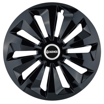 Set 4 capace roti Fox negru R14 pentru gama auto Daewoo foto