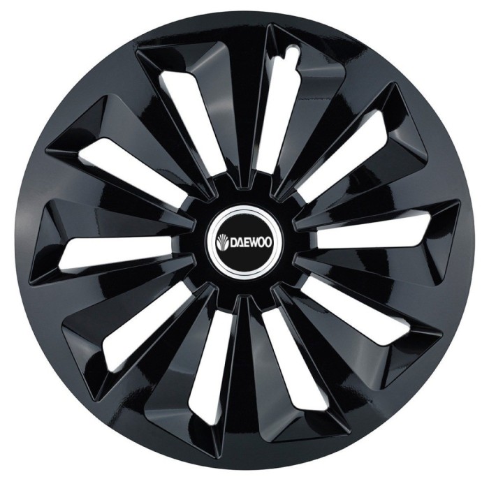Set 4 capace roti Fox negru R14 pentru gama auto Daewoo