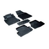 Covorase Cauciuc Premium Stil Tavita Renault Kadjar 2015-2022, Fara Miros, Negre